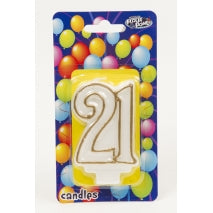 Birthday Candle - GOLD 21