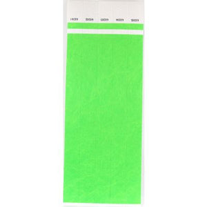 Neon GREEN Wristbands - 100pc