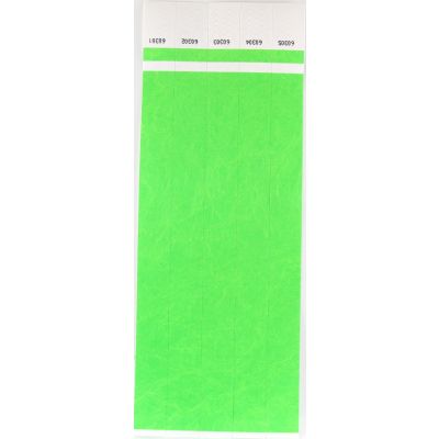 Neon GREEN Wristbands - 100pc