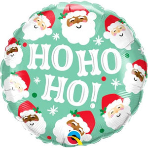 45cm Foil Balloon - MERRY CHRISTMAS - HO HO HO