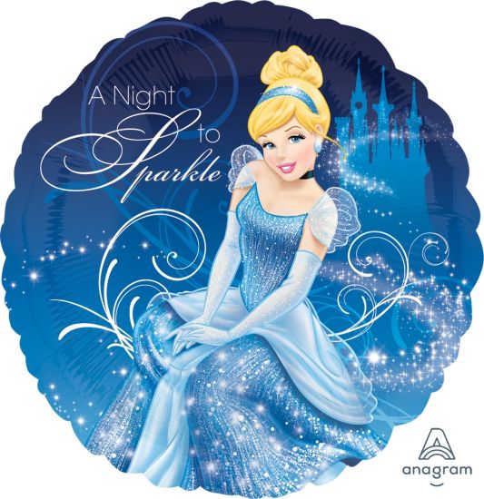 45cm Foil Balloon - CINDERELLA (NIGHT)