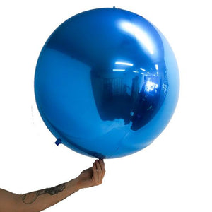 Loon Balls - METALLIC BLUE 24"