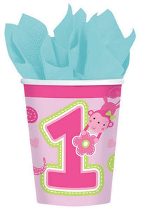 **CLEARANCE** Party Paper Cups - "ONE" WILD GIRL