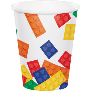 Party Paper Cups - LEGO BLOCKS