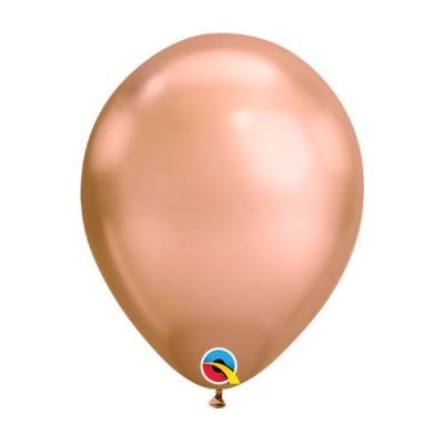 Latex 30cm Balloon - CHROME ROSE GOLD