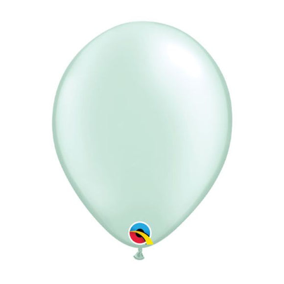 Pearl Green Latex Balloons - 25 Pack