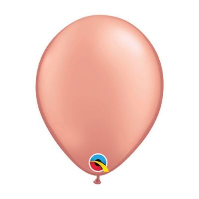 Latex 30cm Balloon - METALLIC ROSE GOLD
