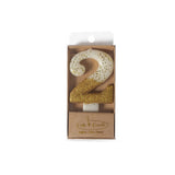 Candle - NUMBERS GOLD DIPPED 0-9