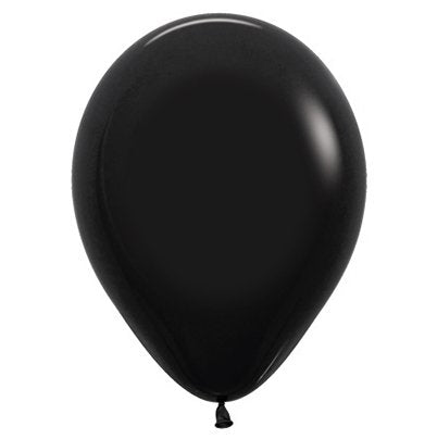 Black Latex Balloons - 25 Pack