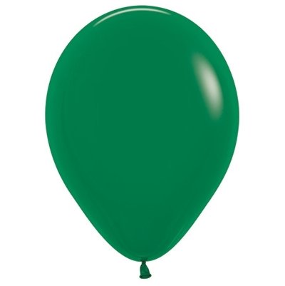 Forest Green Latex Balloons - 25 Pack