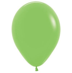 Lime Green Latex Balloons - 25 Pack