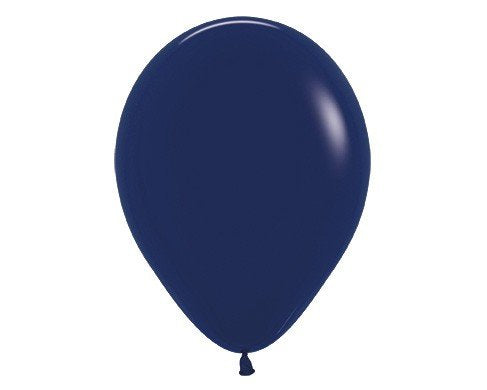 Navy Blue Latex Balloons - 25 Pack