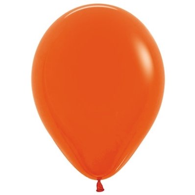 Latex 30cm Balloon - ORANGE