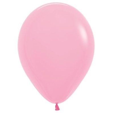 30cm SATIN Pink Latex Balloons - 25 Pack