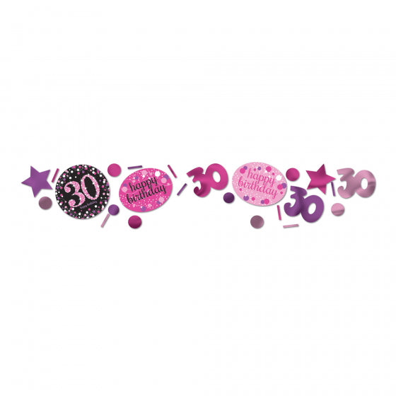 Confetti Table Scatters - SPARKLING 30 PINK