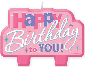 **CLEARANCE** Candle 'Happy Birthday to You'
