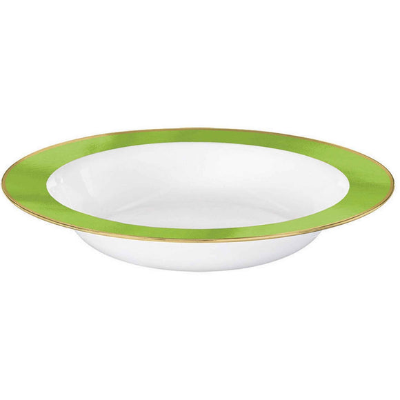 ***CLEARANCE*** Gold Rim Bowls - LIME