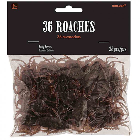Plastic ROACHES - 36Pack
