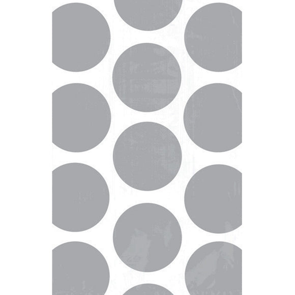 FAVOR BAGS - DOTS Silver