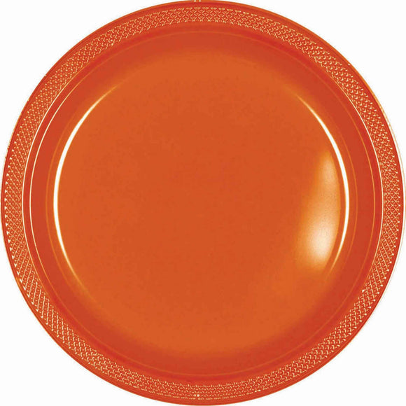 Orange - Plastic Plate 26cm