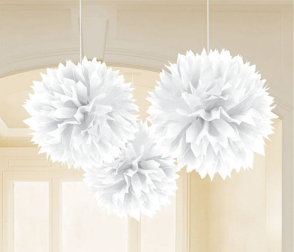 Fluffy Decoration - WHITE