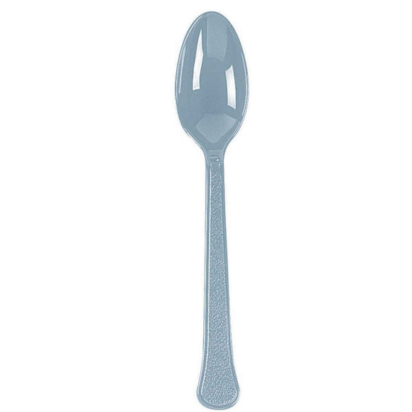 SILVER - Plastic Spoons