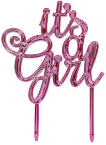 It's a Girl Cake Topper