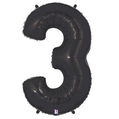 SuperShape Numbers BLACK #3