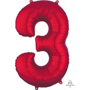 SuperShape Numbers RED #3