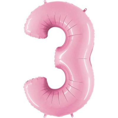 SuperShape Numbers SOFT PINK #3