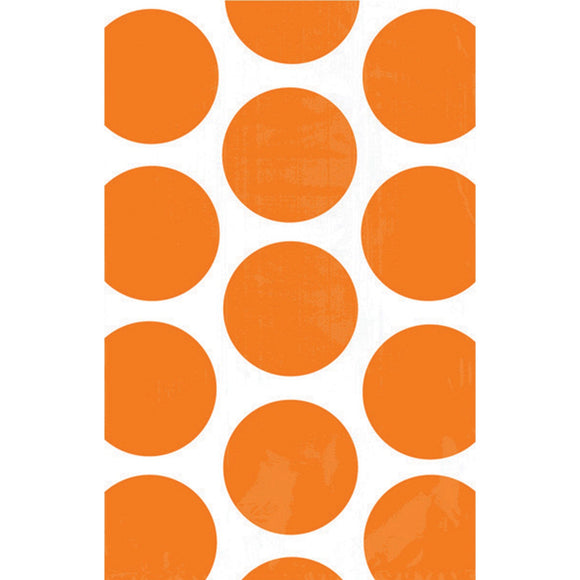 FAVOR BAGS - DOTS Orange