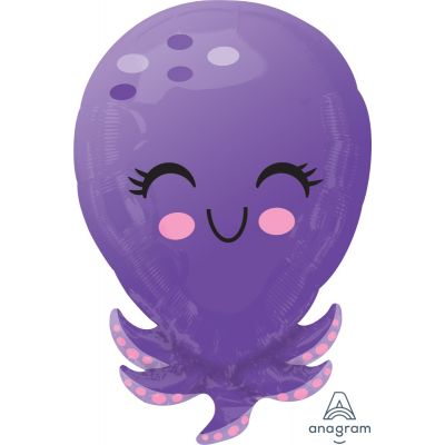 JNR SHAPE Foil Balloon - SEALIFE OCTOPUS