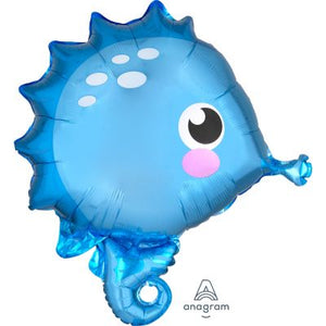JNR SHAPE Foil Balloon - SEALIFE SEAHORSE