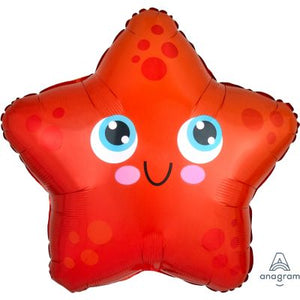 JNR SHAPE Foil Balloon - SEALIFE STAR FISH