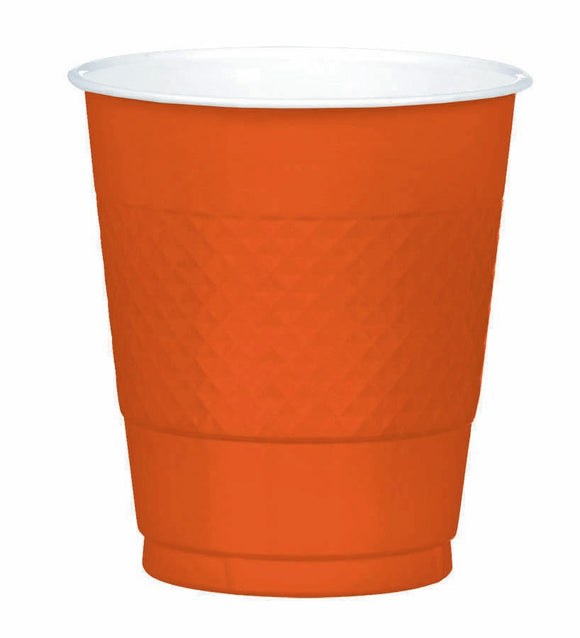 Orange - Plastic Cups