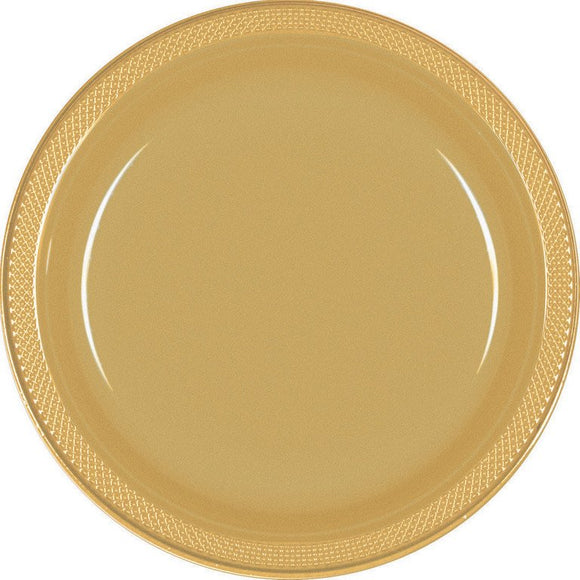 GOLD - Plastic Plate 26cm