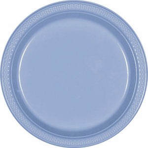 PASTEL BLUE - Plastic Plate 23cm
