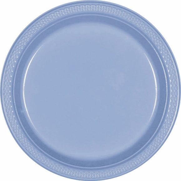 PASTEL BLUE - PLASTIC Plate 17cm (DL)