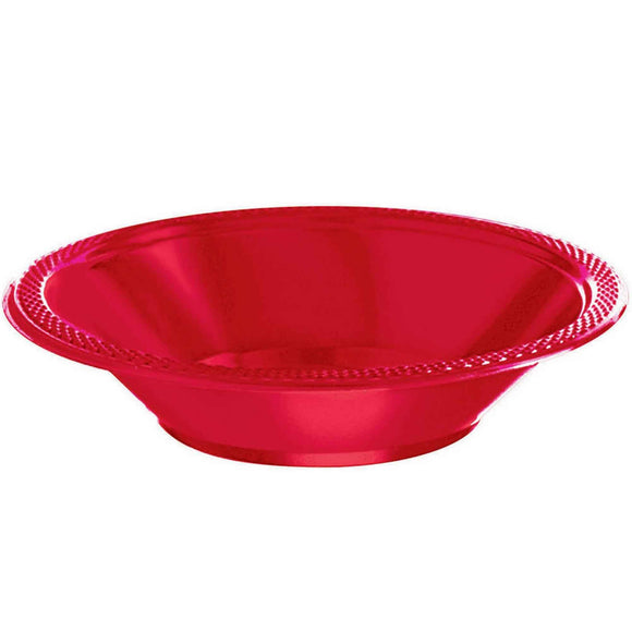 Red - Plastic Bowl 355ml