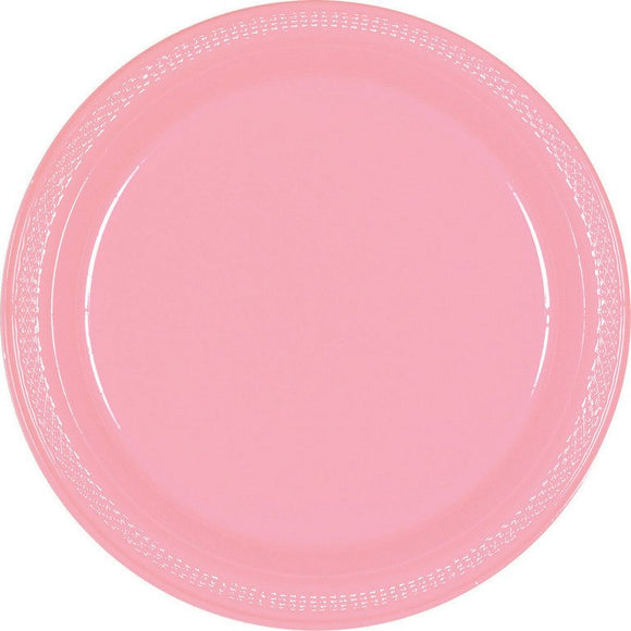 SOFT PINK - Plastic Plate 26cm