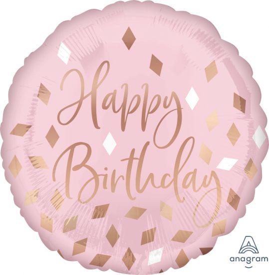 45cm Foil Balloon - Happy Birthday