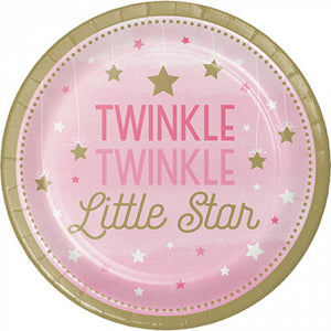 One Little Star (GIRL) - 22cm PLATE