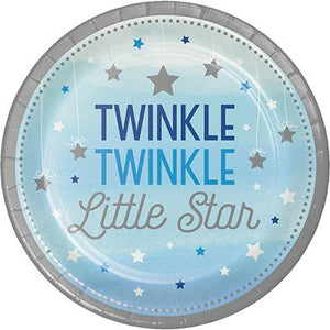 One Little Star (BOY) - PAPER PLATE 17cm