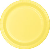 PASTEL YELLOW - PAPER PLATES 17CM