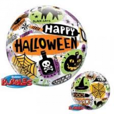 ORBZ Balloon Bubbles - HAPPY HALLOWEEN