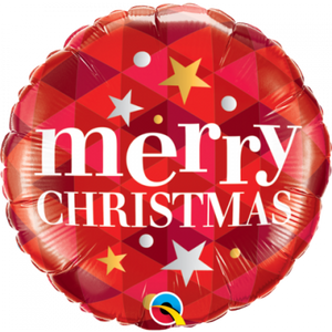 45cm Foil Balloon - MERRY CHRISTMAS
