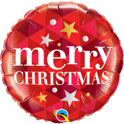45cm Foil Balloon - MERRY CHRISTMAS
