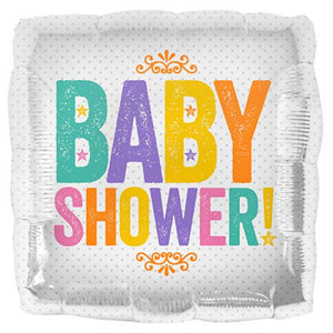 45cm Foil Balloon -  BABY SHOWER