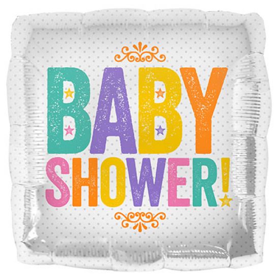 45cm Foil Balloon -  BABY SHOWER