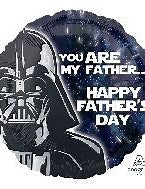 45cm Foil Balloon - HAPPY FATHERS DAY - STAR WARS